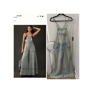 Anthropologie Pilcro Wideleg Jumpsuit Overall